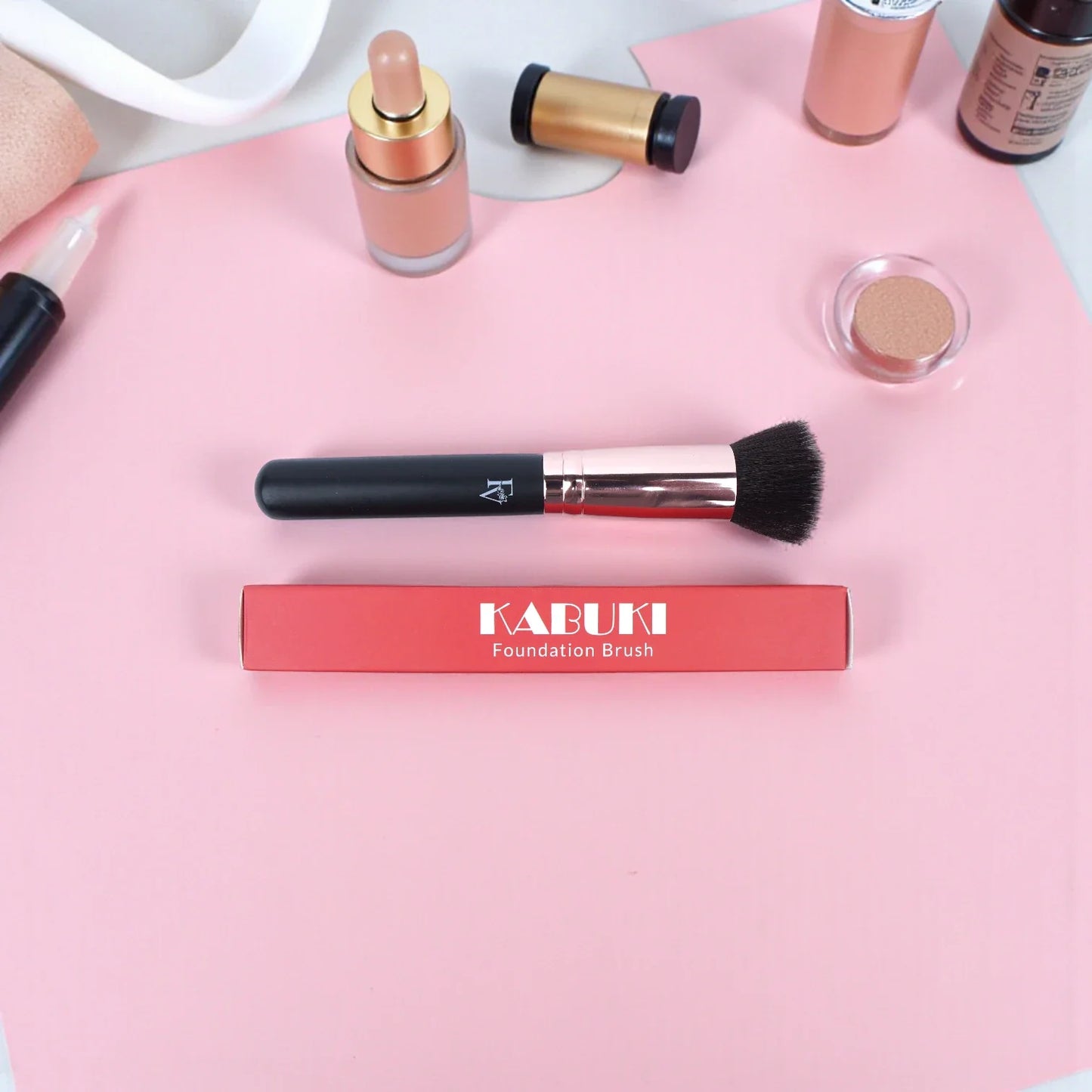 FV Original Kabuki Brush – Soft Bristles, Luxury Makeup Brush